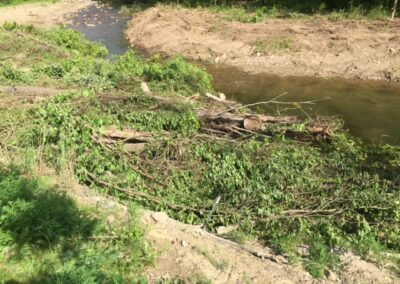 Yellow Creek Installation of Sedimentation Catchment Areas